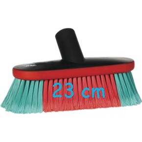 VTS AUTOWAS borstel OVAAL 526952 met rubber stootrand