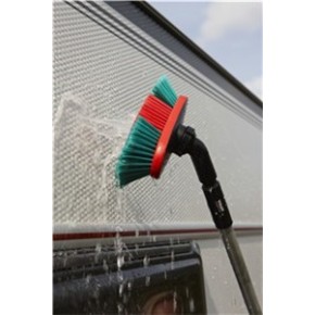 AUTOWASBORSTEL 240 mm+WATERAANSLUITING+BAARD hoekverst. VTS 