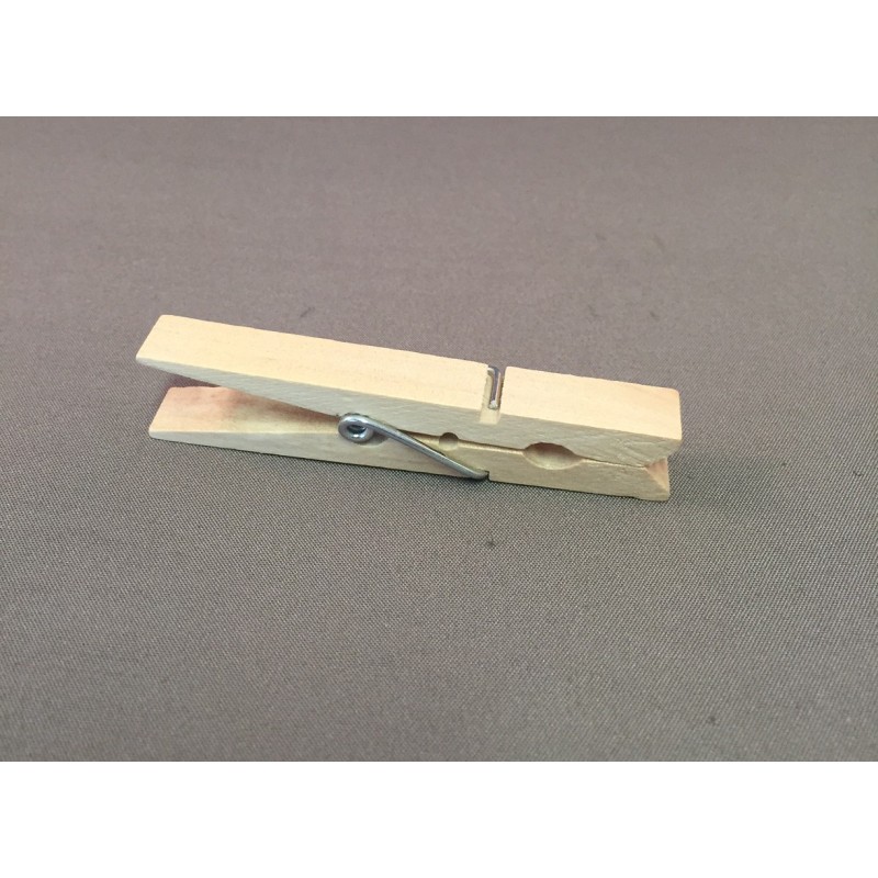 HOUTEN WASKNIJPER (50 stuks in folie)
