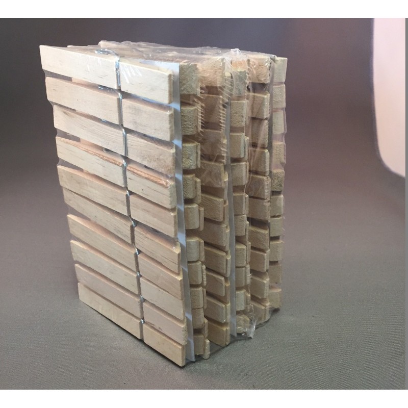 HOUTEN WASKNIJPER (50 stuks in folie)