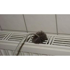 Radiator Wisser met houten handvat, extra flexibel,zachte Geitenhaar vulling