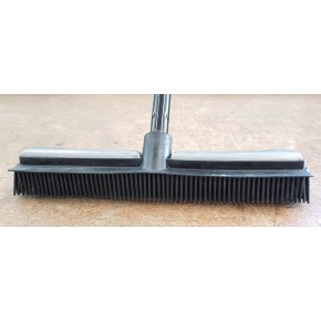 Rubber bezem (kappers bezem) zonder steel