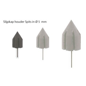 SLIJPKOP HOUDER ø 5-7-10 spitse TOP stift 2.35 