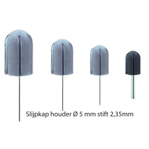 SLIJPKOP HOUDER ø 5-7-10-13 ronde TOP stift 2.35 
