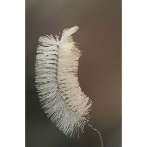 URINEFLES BORSTEL PERLON  Ø 70 gebogen kop WISSER/rager
