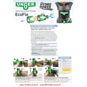 Waterkraan met Gardena aansluiting + Eco-flo
