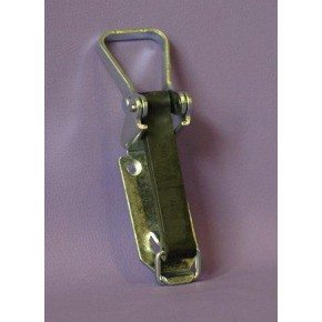Steelklem zwaar model met rubberband verzinkt (voor stelen van 28 tot 50 mm)