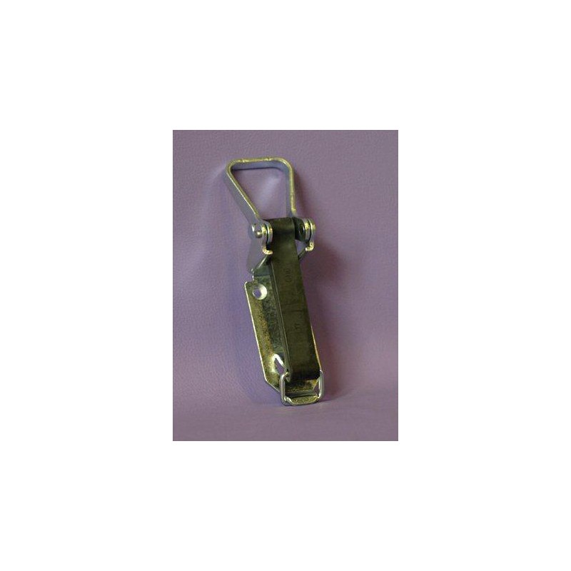 Steelklem zwaar model met rubberband verzinkt (voor stelen van 28 tot 50 mm)