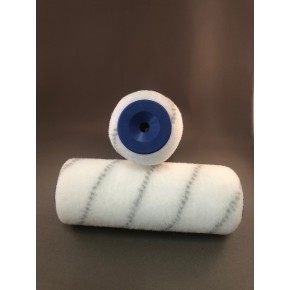 Nylon roller 110 mm breed,  kern Ø 15 , totale diameter ± Ø 34 mm