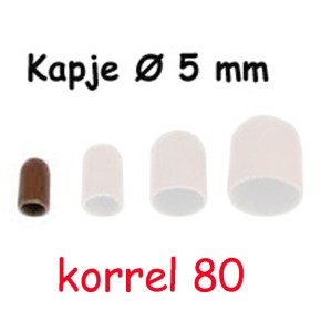 100 stuks SLIJPKOP RONDE TOP  ø 5 of ø 7 mm Kies welke grofte