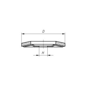 Vlaklamel schijf  ø115 HOUTKERN Korrel 60 asgat 22 (50769041)