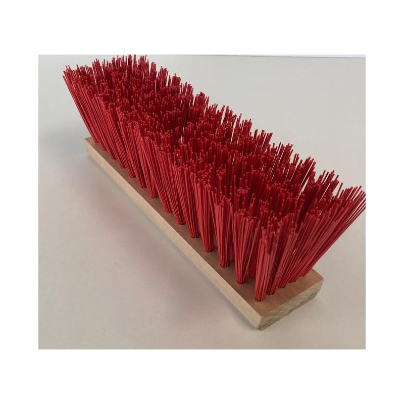 STRAATBEZEM NYLON 280 mm houten kap