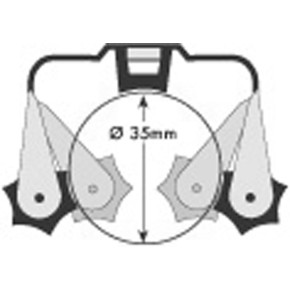 Prax steelklem EXTRA zwaar 28-38 mm verenstaal (20199253)
