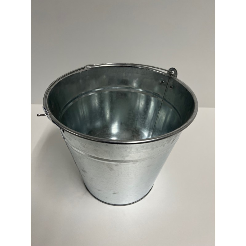 Ouderwetse Zinken emmer 12 Liter