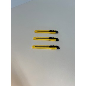 Afbreek mes 9 mm (geel)