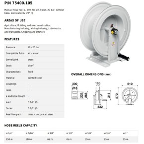 Raasm haspel s.540 Handbediend (75400.105)