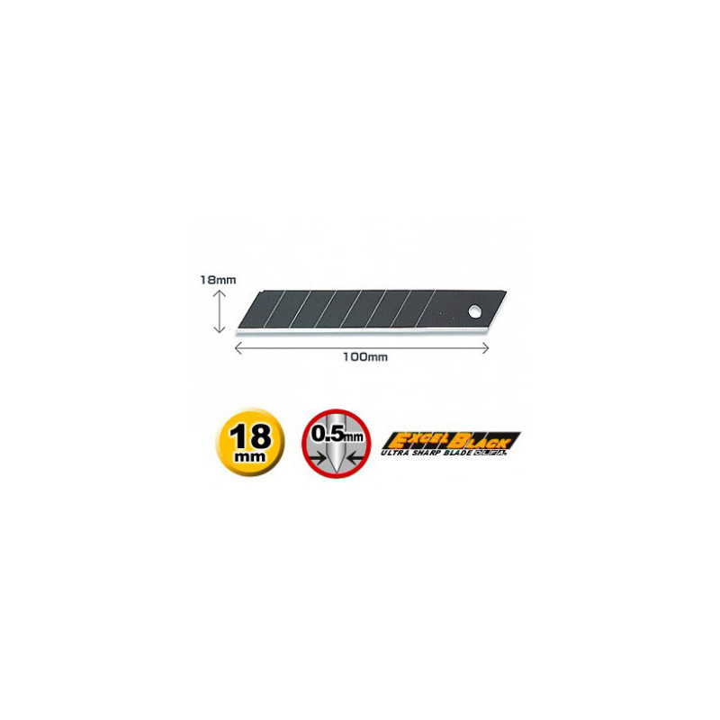 Reserve mes 18 mm - Extra Scherp - Olfa - LBB-10 / LBB-50