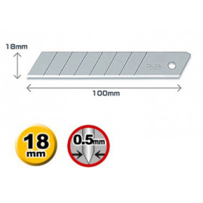 Reserve mes 18 mm - standaard - Olfa - LB-10 / LB-50