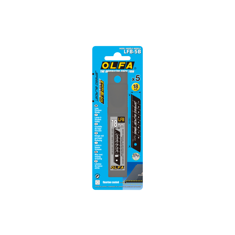 Reserve mes 18 mm - Speed Blade Extra Scherp - Olfa - LBF-5