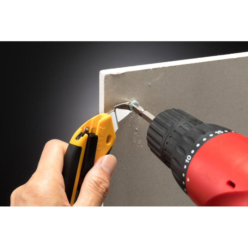 Olfa Afbreekmes 18mm X-Grip auto-lock L8-AL met Supporting Tool (L8)
