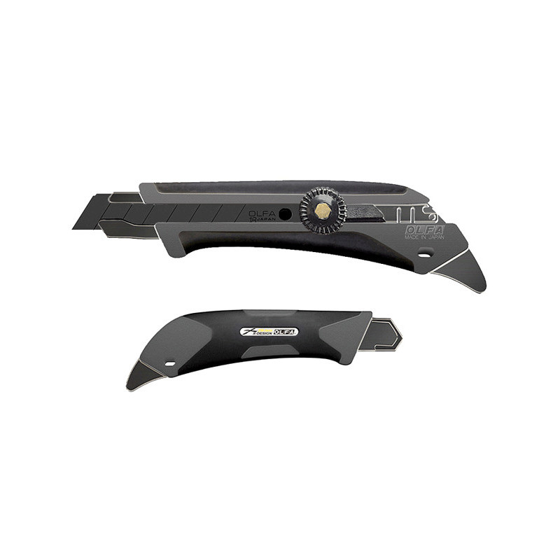 Limited Edition Olfa Afbreekmes X-Grip wiellock L-5/GRY