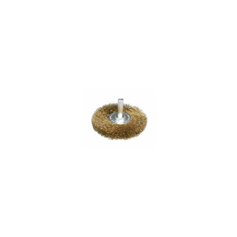 Roterende borstel Messing 0.20 mm Ø 80 mm 3 rij