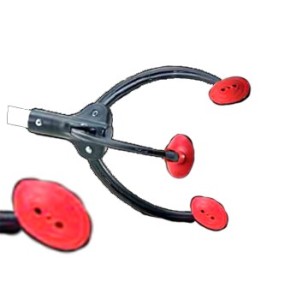 VUIL GRIJPER 90CM, 3 armen, met ZUIGNAP pistool greep (27171395)