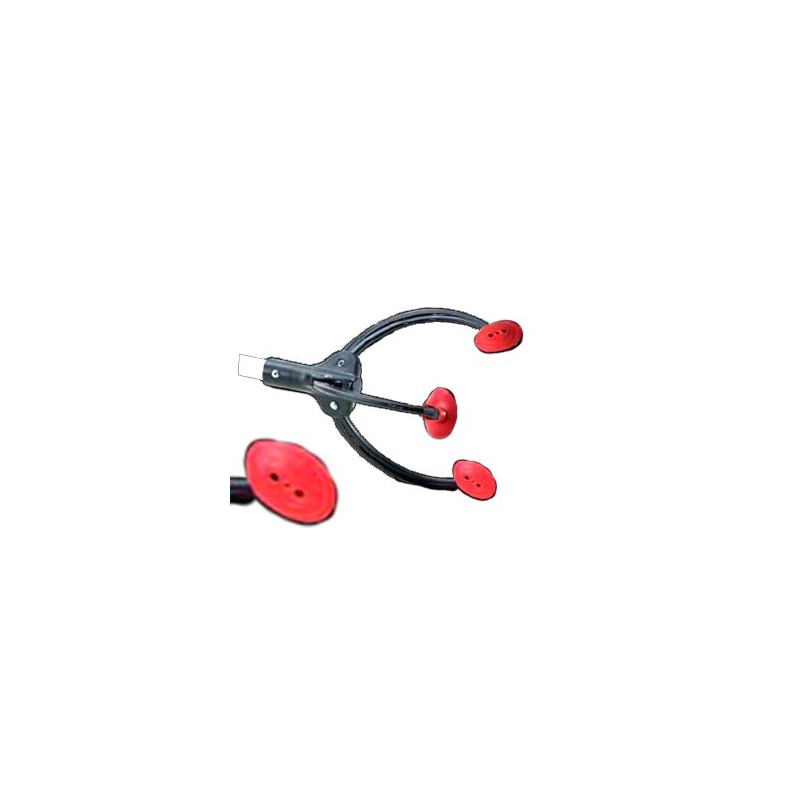 VUIL GRIJPER 90CM, 3 armen, met ZUIGNAP pistool greep (27171395)