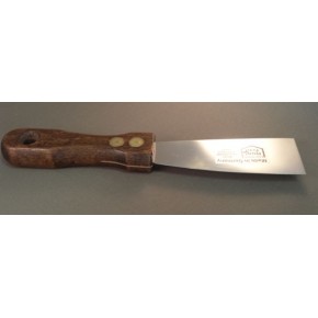 Pamuurmes RVS blad met houtenhandvat 40 mm