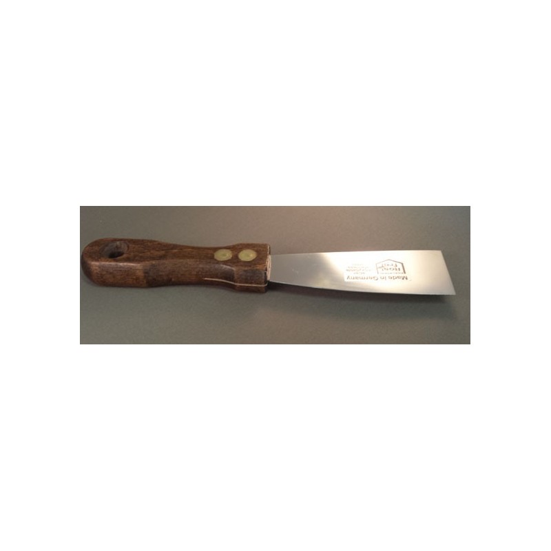 Pamuurmes RVS blad met houtenhandvat 40 mm