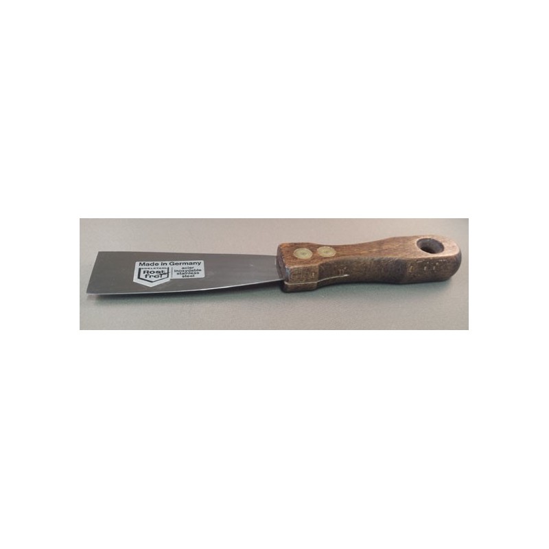 Pamuurmes RVS blad met houtenhandvat 40 mm