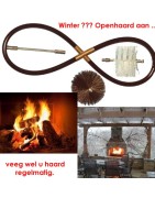 Schoorsteenveeg materiaal